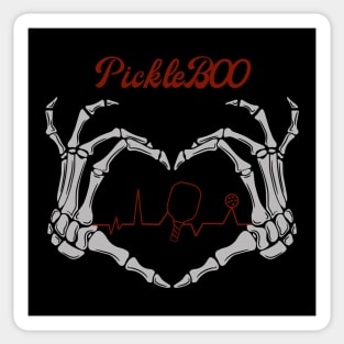 Pickleball Halloween Pickleboo Pickleball Lovers Gift Sticker